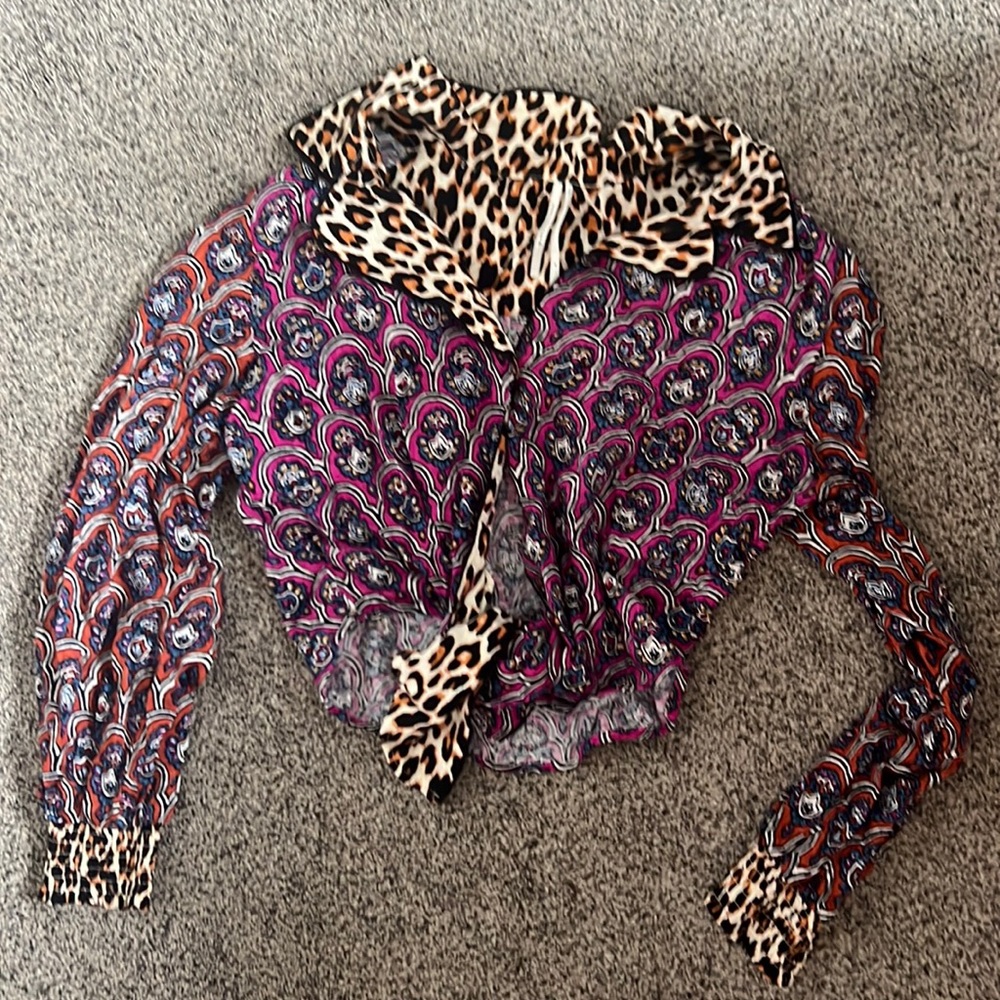 Anthro collared shirt